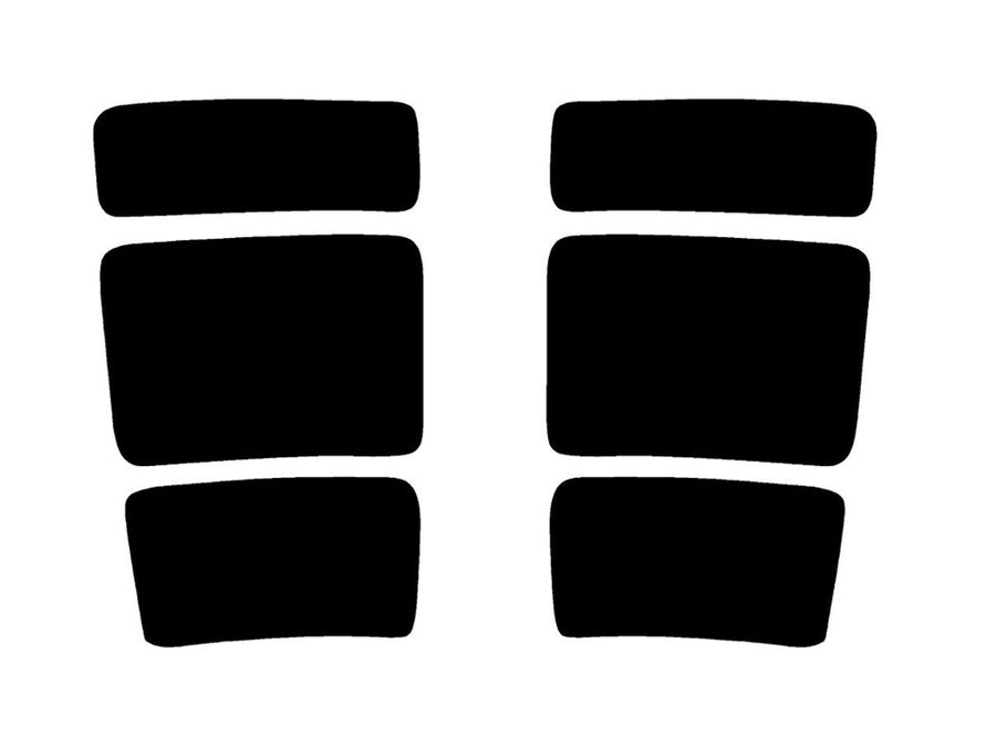 amigo Precut Tail Light Tint Diagram