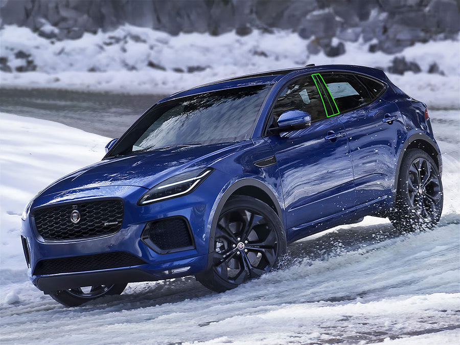 jaguar e-pace 2018-2022 Pillar Post Trim Installation Location