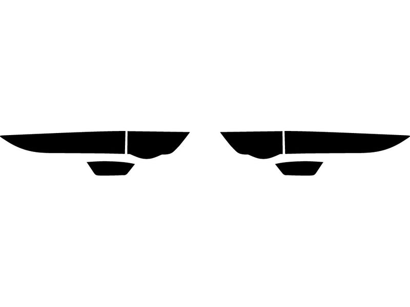 f-pace Precut Tail Light Tint Diagram