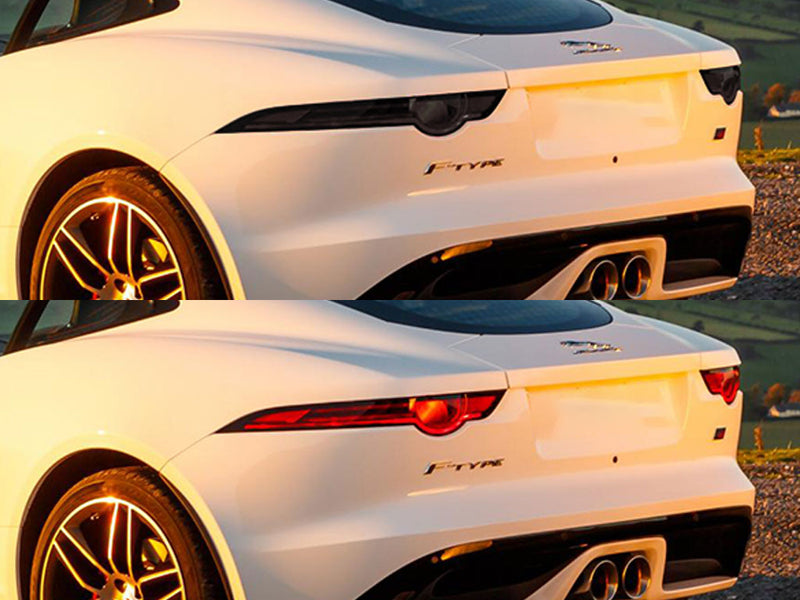 f-type Before and After Smoked Taillights