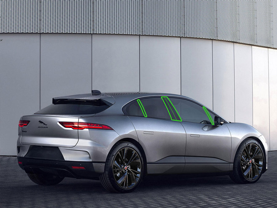 jaguar i-pace 2019-2023 Pillar Post Trim Installation Location