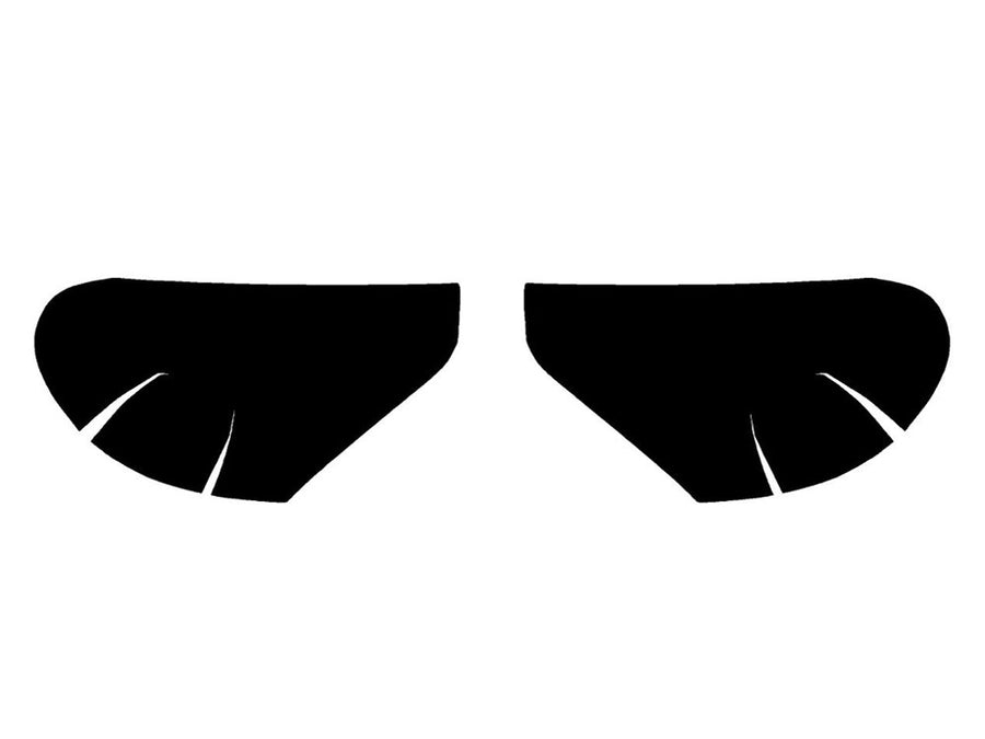 x-type (sedan) Precut Tail Light Tint Diagram