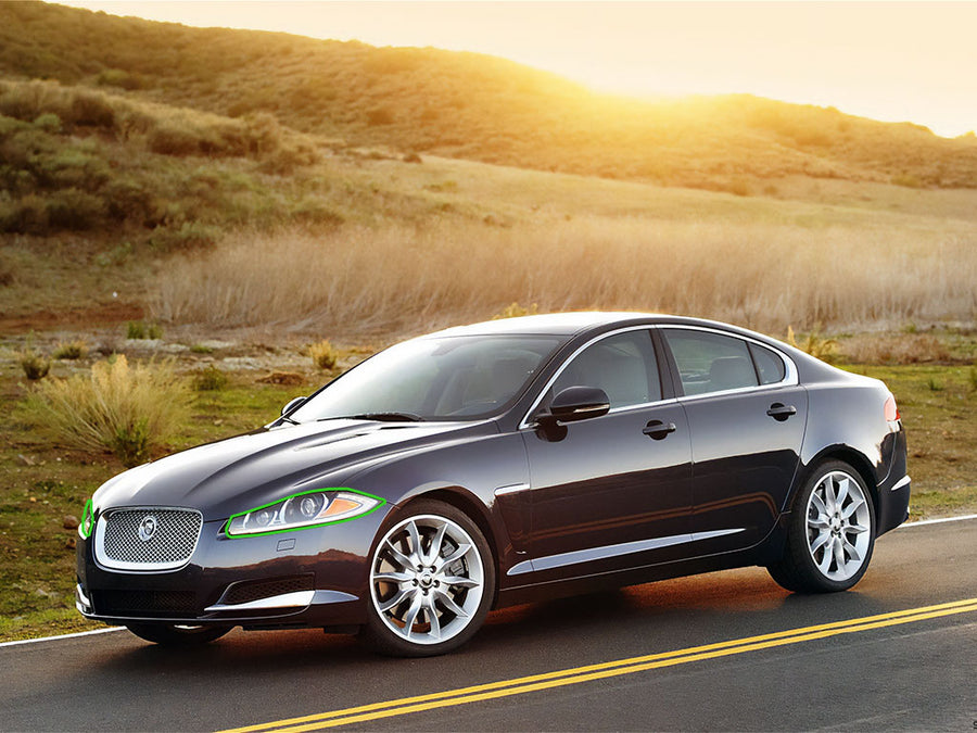 jaguar xf 2009-2012 Headlight Protection Installation Location