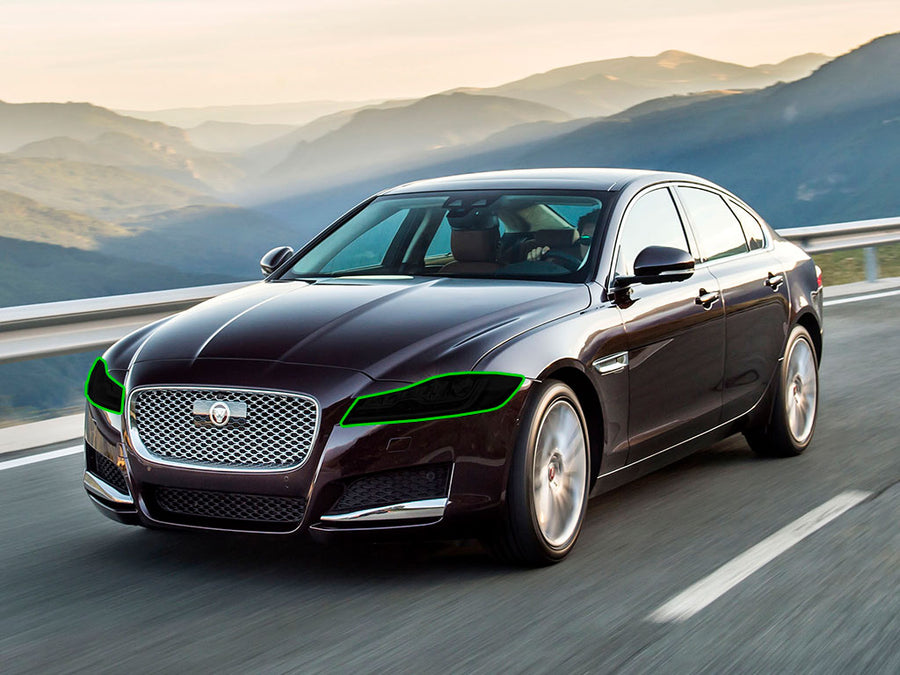jaguar xf 2013-2015 Headlight Tint Location