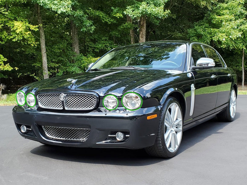 jaguar xj-type 2009-2009 Headlight Protection Installation Location