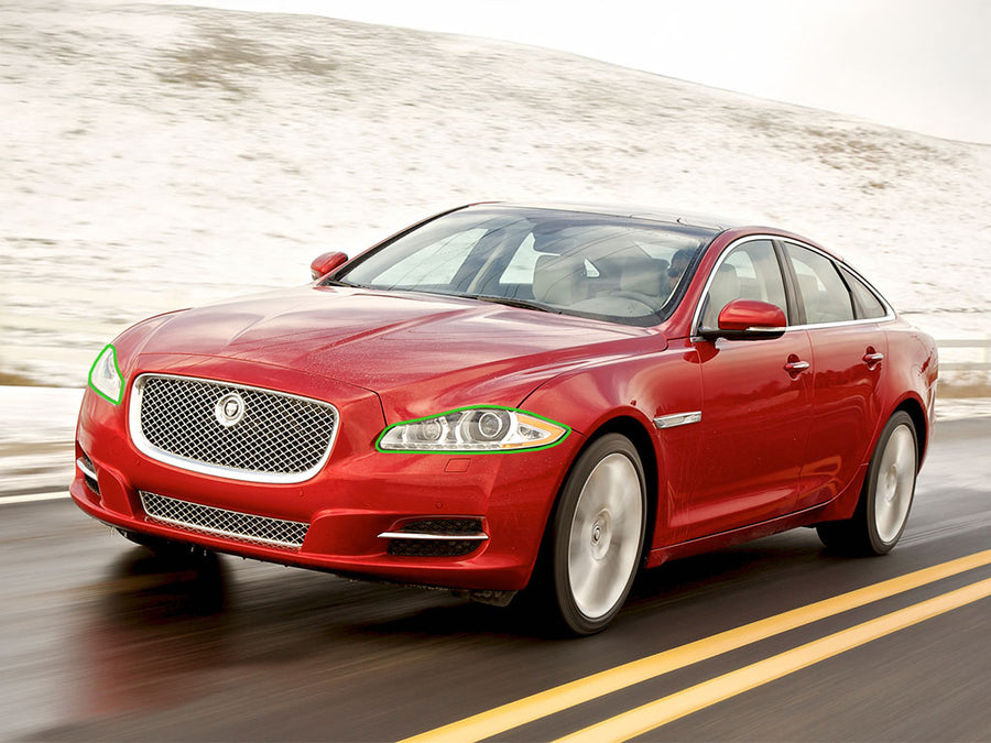 jaguar xj-type 2011-2015 Headlight Protection Installation Location