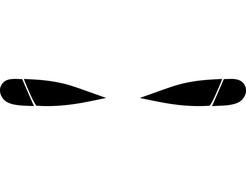 xk-type Precut Tail Light Tint Diagram