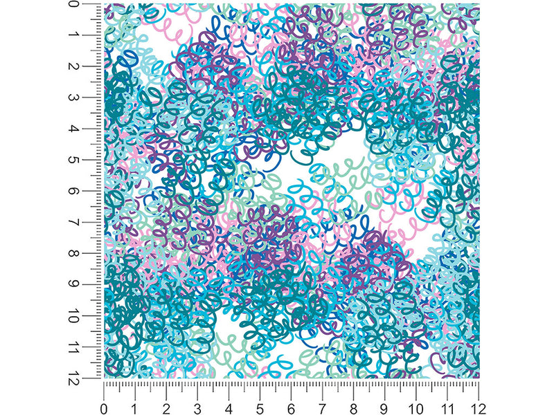 jazz doodle abstract geometric 1ft x 1ft Craft Sheets