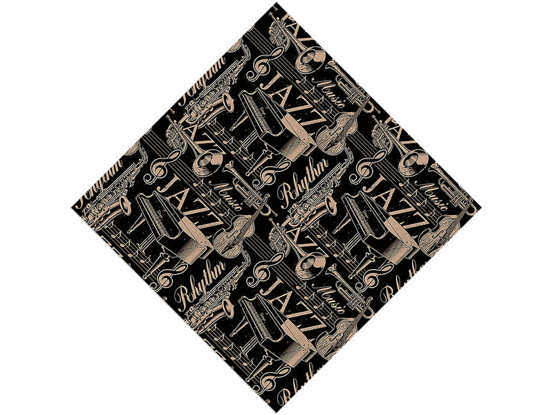 Jazz Essentials Music Vinyl Wrap Pattern