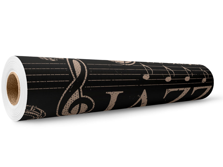 Jazz Essentials Music Wrap Film Wholesale Roll~Rwraps Series 914 Digitally Printed Vinyl Roll~5