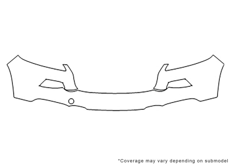 cherokee 3M Clear Bra Bumper Precut PPF Diagram