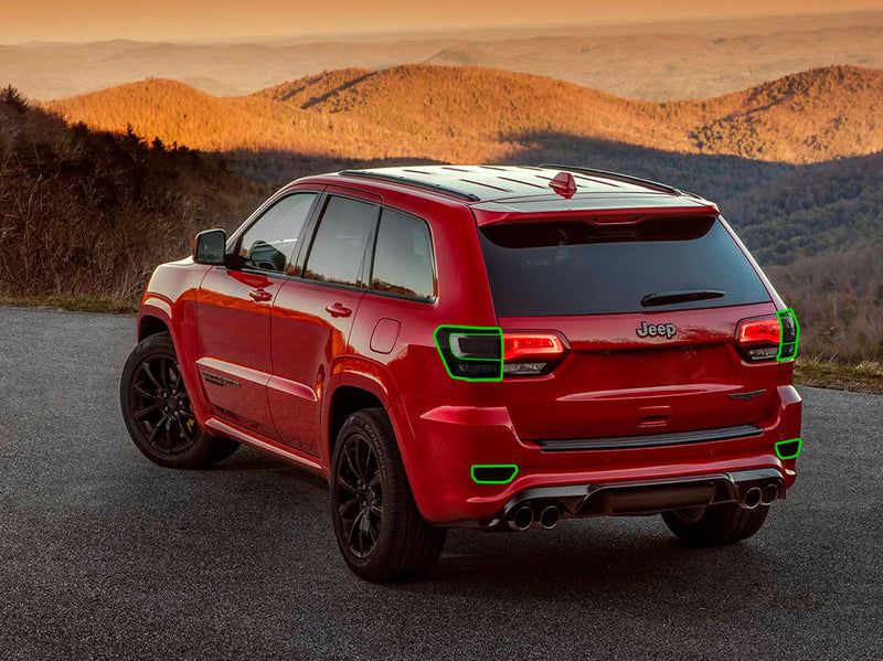 cherokee Tail Light Tint Installation Points
