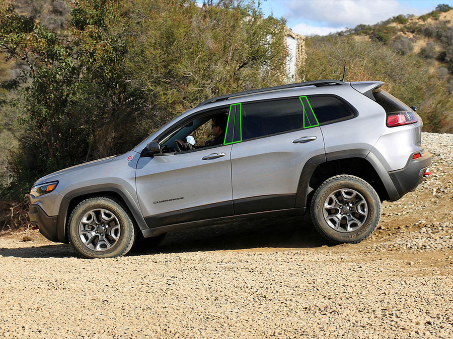 jeep cherokee 2014-2023 Pillar Post Trim Installation Location