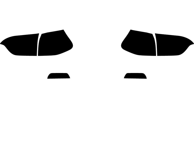 cherokee Precut Tail Light Tint Diagram