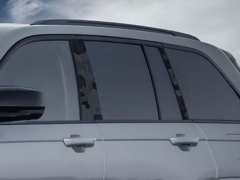 jeep cherokee 2021-2023 (l) Camo Pillar Cover Diagram