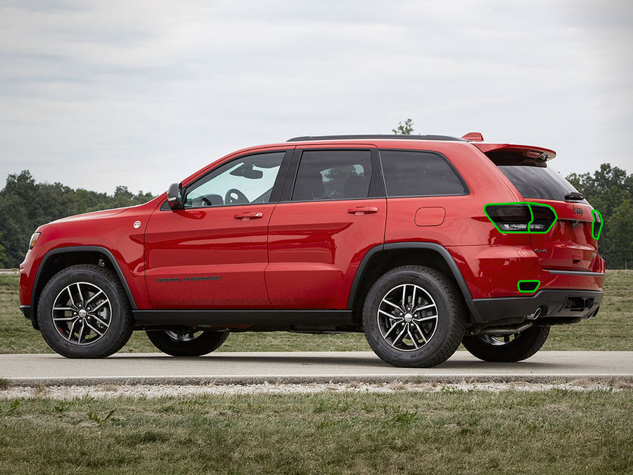 cherokee Tail Light Tint Installation Points