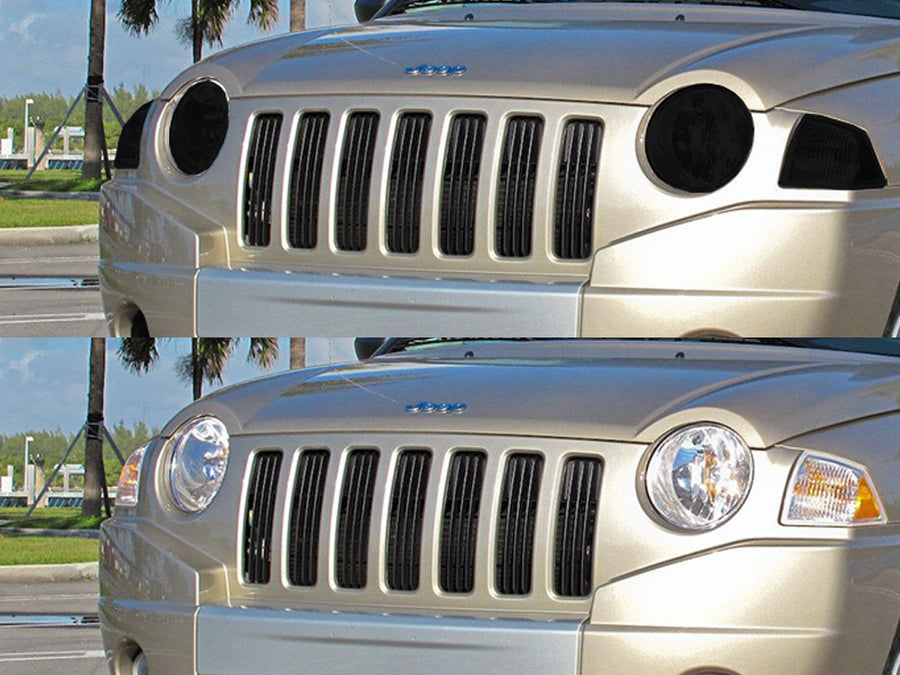 jeep compass 2007-2010 Headlight Tint Appearance
