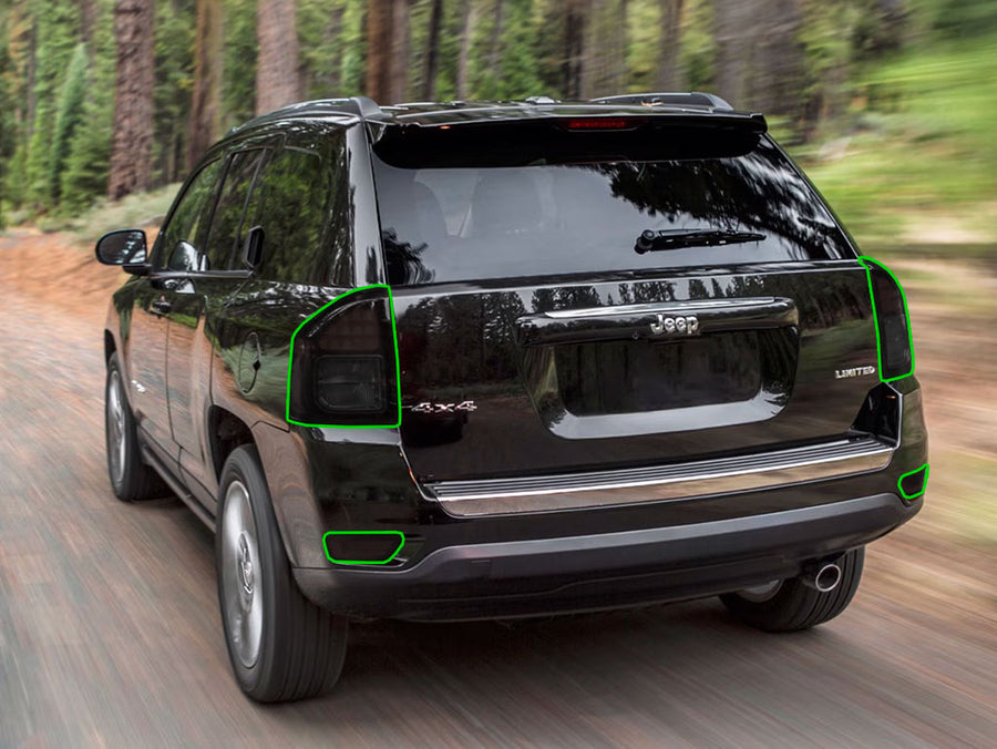 compass Tail Light Tint Installation Points