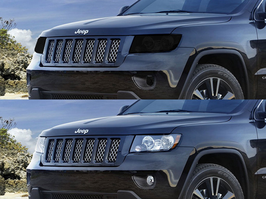 jeep grand cherokee 2011-2013 Headlight Tint Appearance