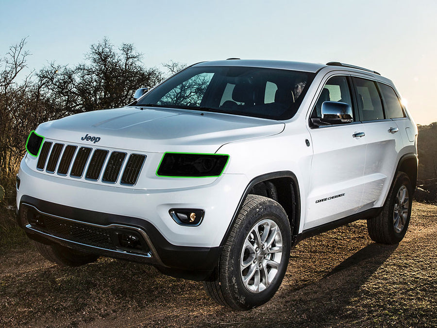 jeep grand cherokee 2014-2016 Headlight Tint Location