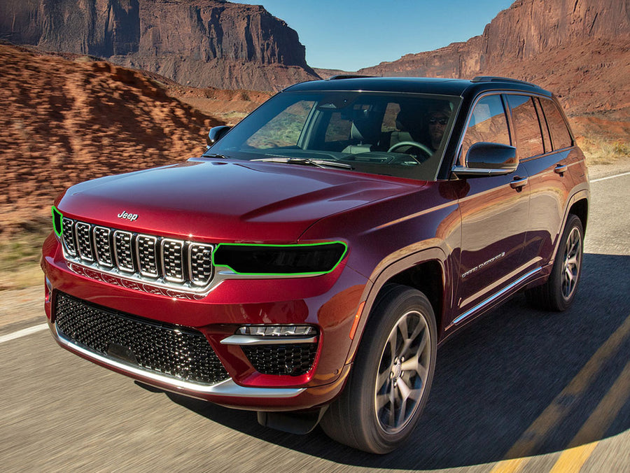 jeep grand cherokee 2022-2025 Headlight Tint Location