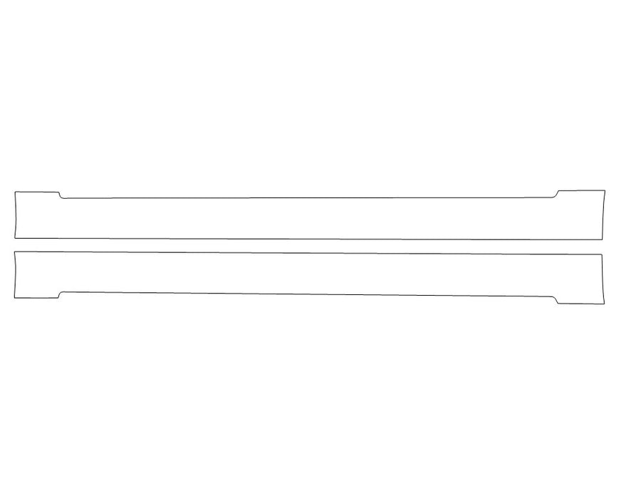 grand wagoneer 3M Clear Bra Door Cup Precut PPF Diagram
