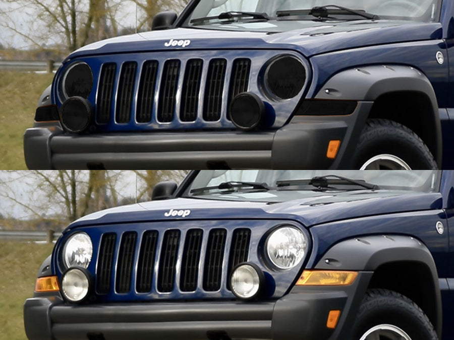 jeep liberty 2002-2004 Headlight Tint Appearance