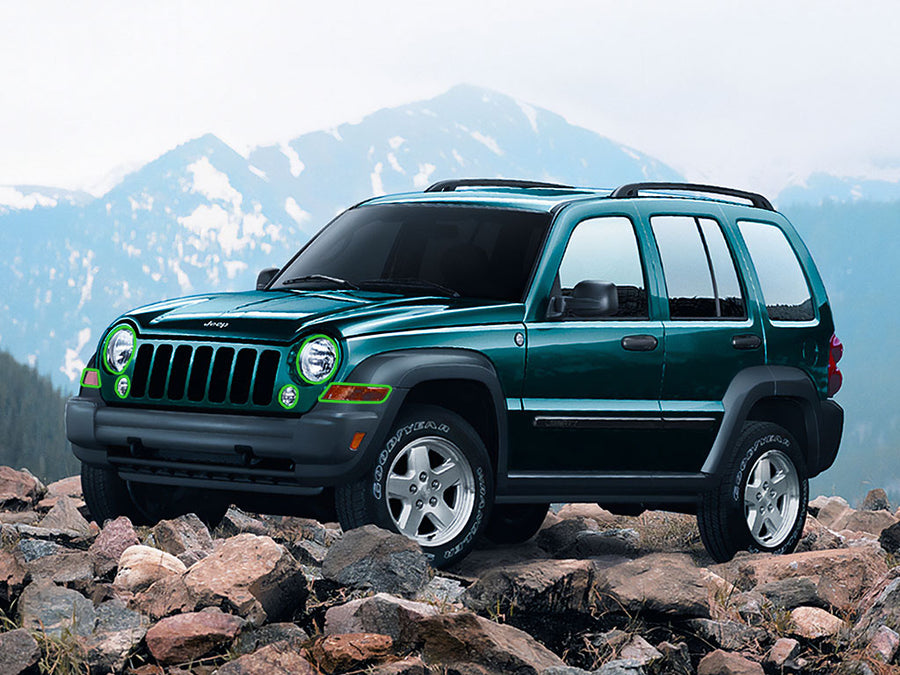 jeep liberty 2005-2007 Headlight Protection Installation Location
