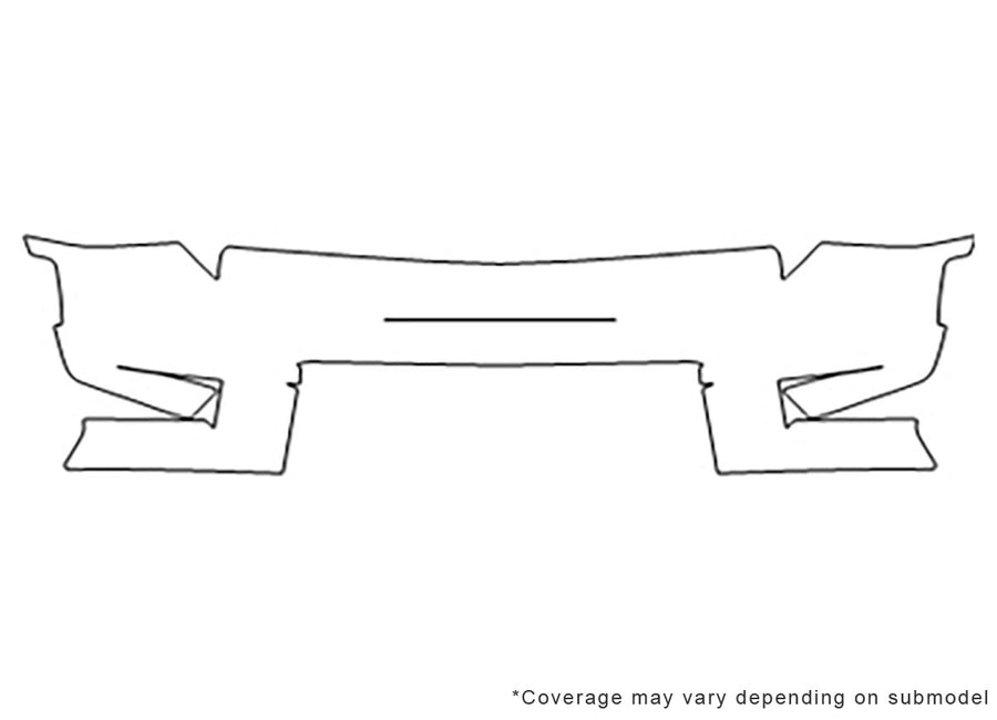 liberty 3M Clear Bra Bumper Precut PPF Diagram