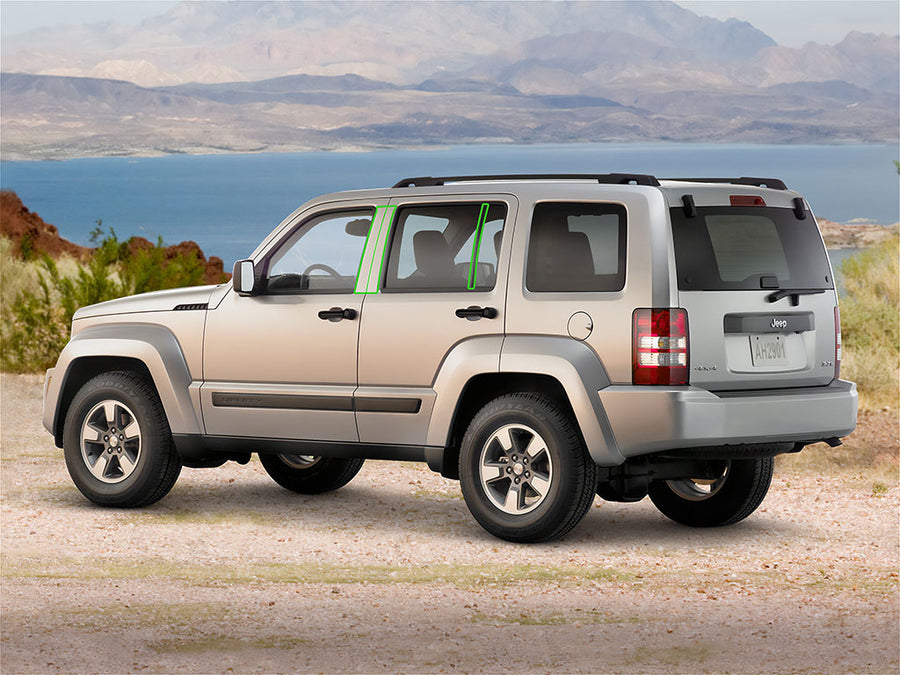 jeep liberty 2008-2012 Pillar Post Trim Installation Location