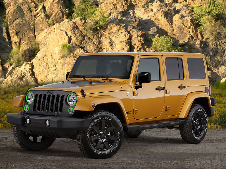 jeep wrangler 2007-2018 (jk, halogen) Headlight Protection Installation Location