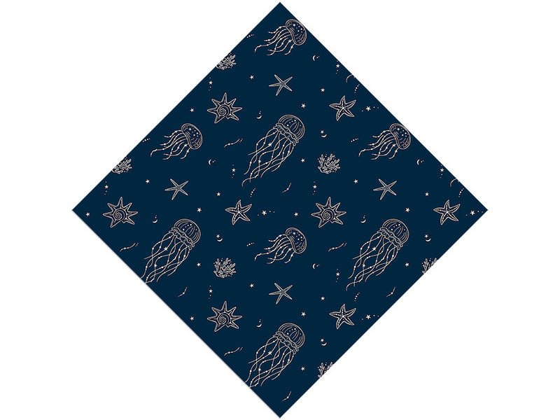 Jellyfish Constellations Marine Life Vinyl Wrap Pattern