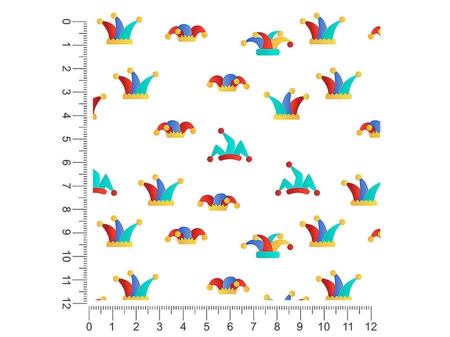 jesters cap circus 1ft x 1ft Craft Sheets