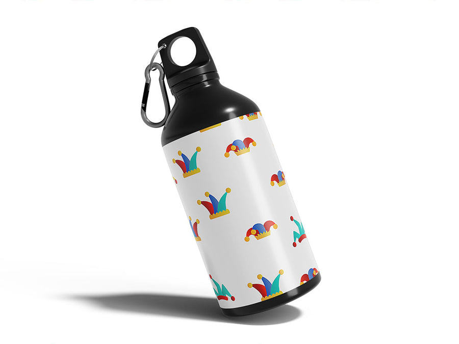 jesters cap circus Water Bottle DIY Stickers