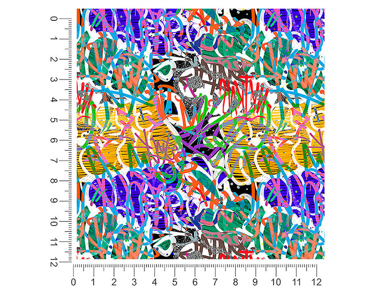 jet set graffiti 1ft x 1ft Craft Sheets