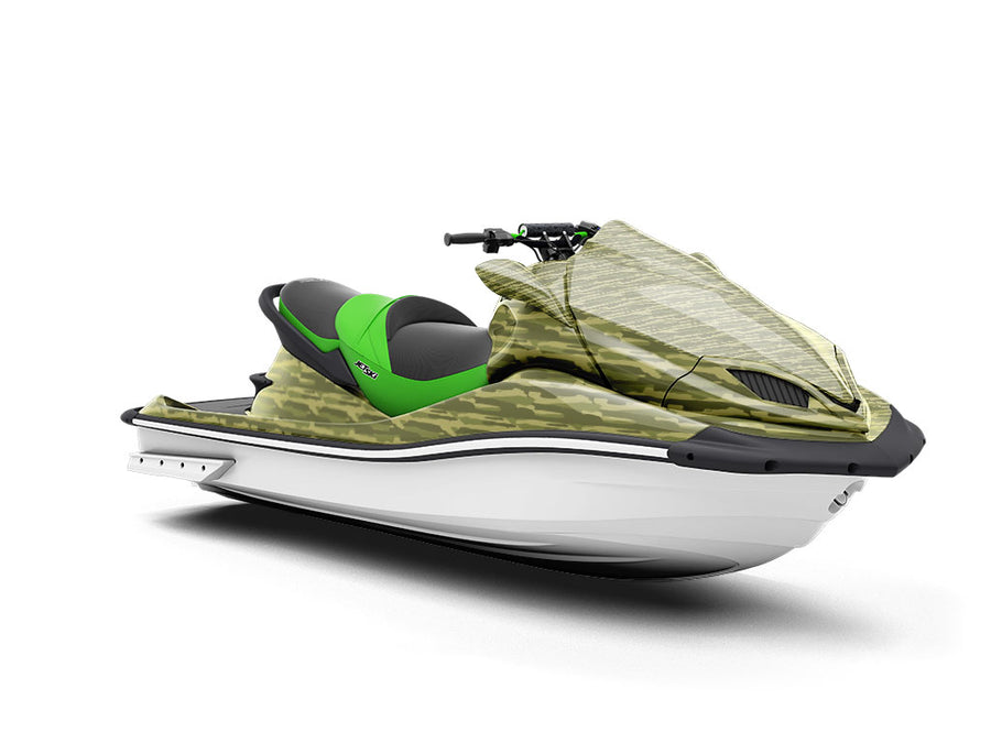 Jigsaw Jungle Camouflage Jet Ski Vinyl Customized Wrap