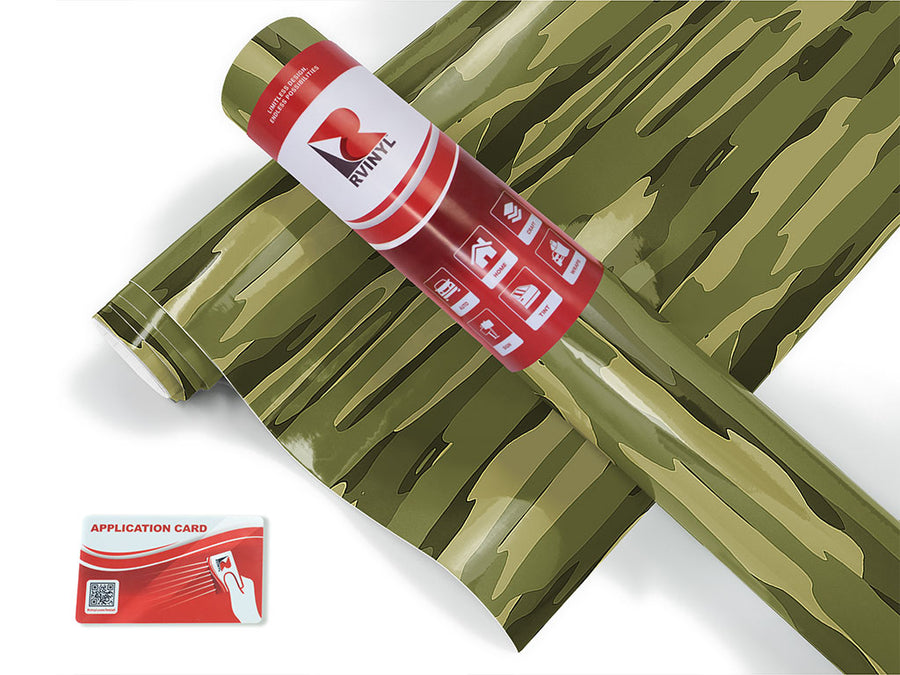 jigsaw tropics camouflage Craft Vinyl Roll
