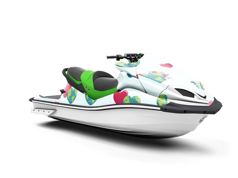Join Hands Heart Jet Ski Vinyl Customized Wrap