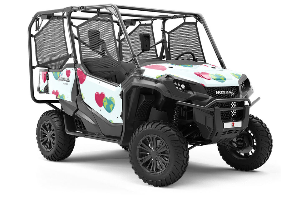Join Hands Heart Utility Vehicle Vinyl Wrap