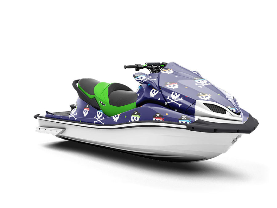 Jolly Roger Pirate Jet Ski Vinyl Customized Wrap