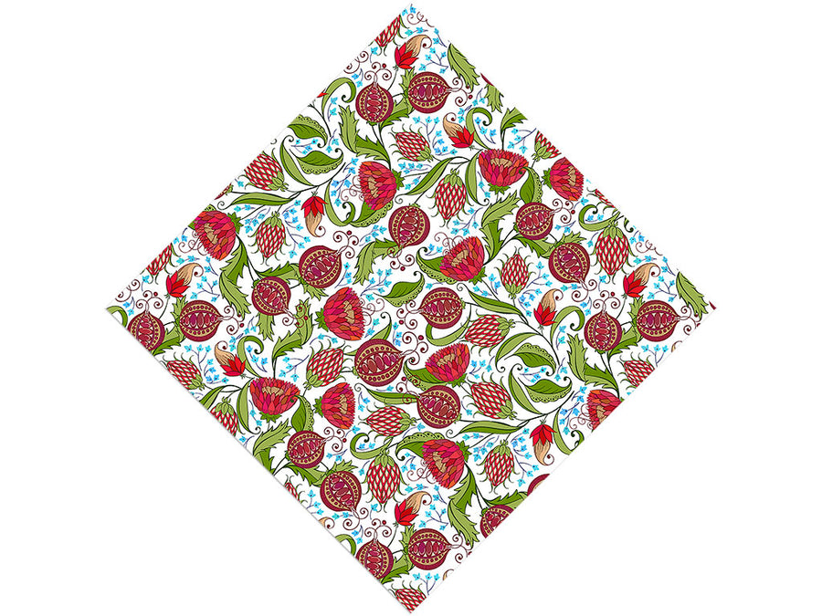 Joyful Dahlia Floral Vinyl Wrap Pattern