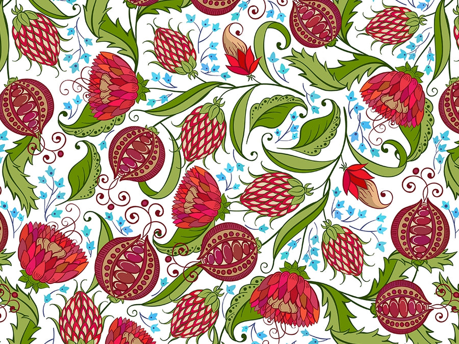 Joyful Dahlia Floral Vinyl Wrap Pattern~Rwraps Series 914 Digitally Printed Vinyl Wrap~0