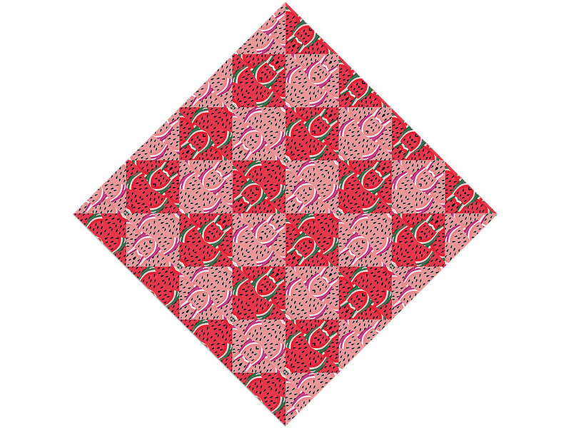 Juicy Watermelon Mosaic Vinyl Wrap Pattern