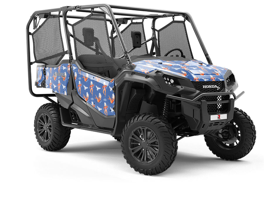 Jump In Summertime Utility Vehicle Vinyl Wrap