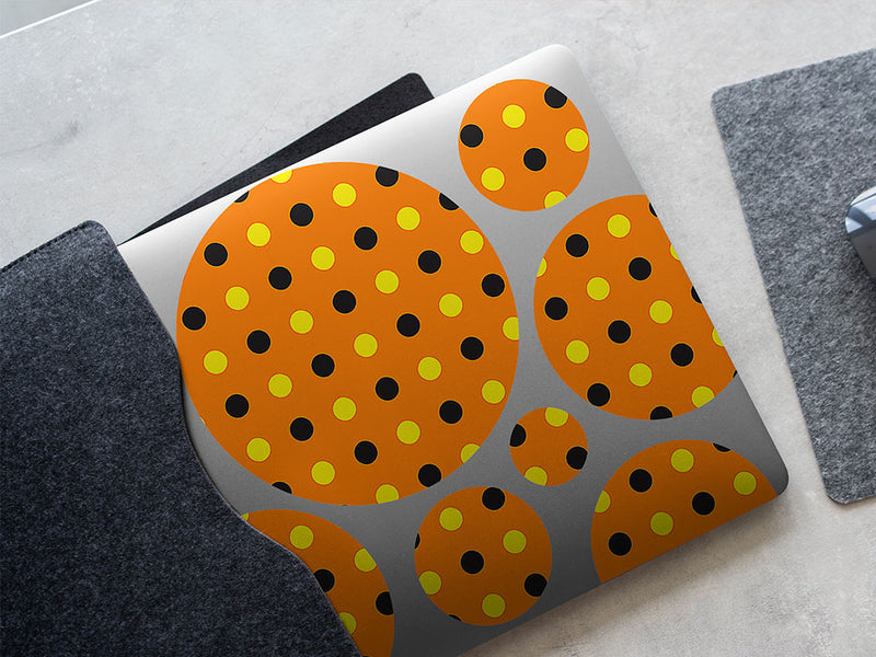 jump scare polka dot DIY Laptop Stickers