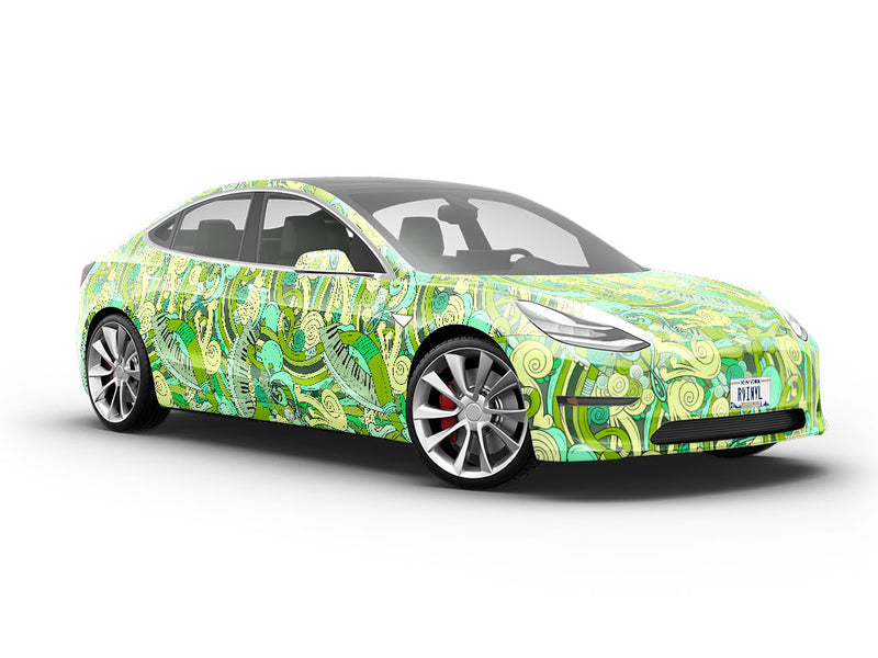 Jungle Chords Music Vehicle Vinyl Wrap