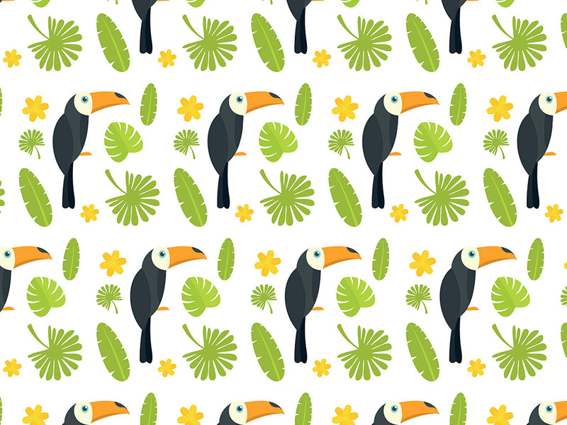 Jungle Greens Birds Vinyl Wrap Pattern~Rwraps Series 914 Digitally Printed Vinyl Wrap~0