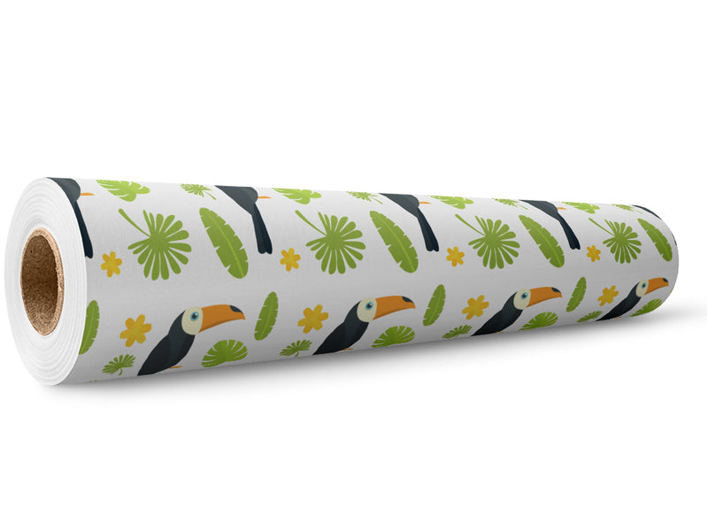 Jungle Greens Birds Wrap Film Wholesale Roll~Rwraps Series 914 Digitally Printed Vinyl Roll~5