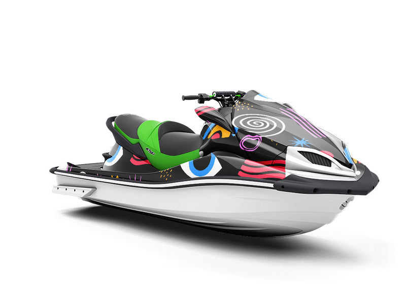 Just Drive Abstract Jet Ski Vinyl Customized Wrap
