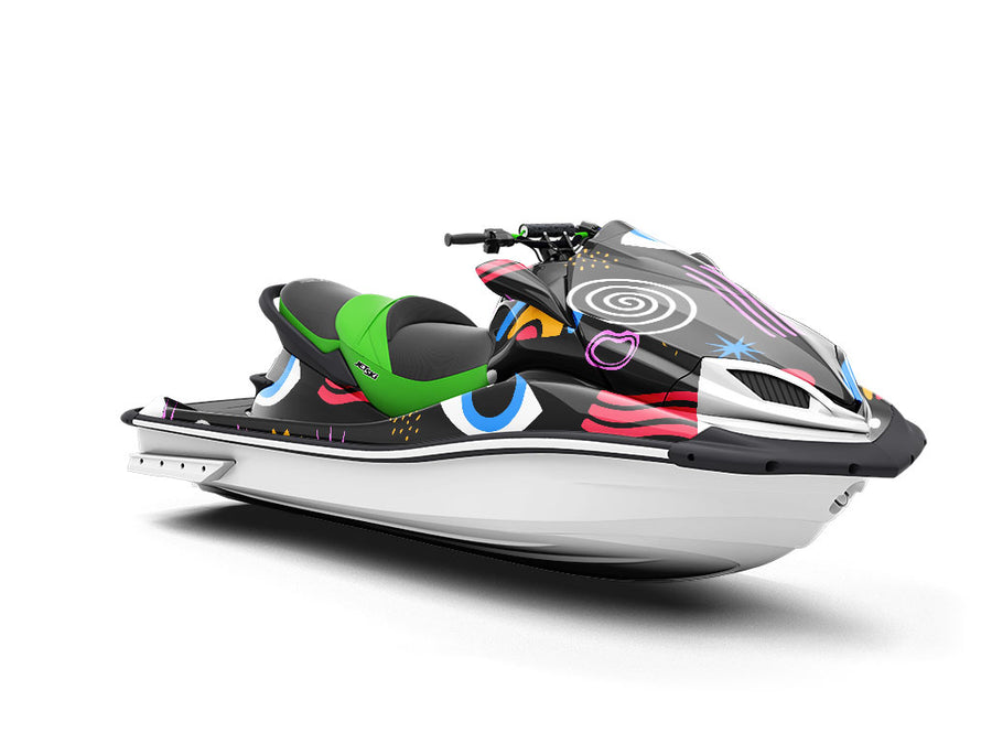 Just Drive Abstract Jet Ski Vinyl Customized Wrap